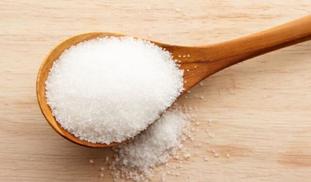 Granulated white sugar