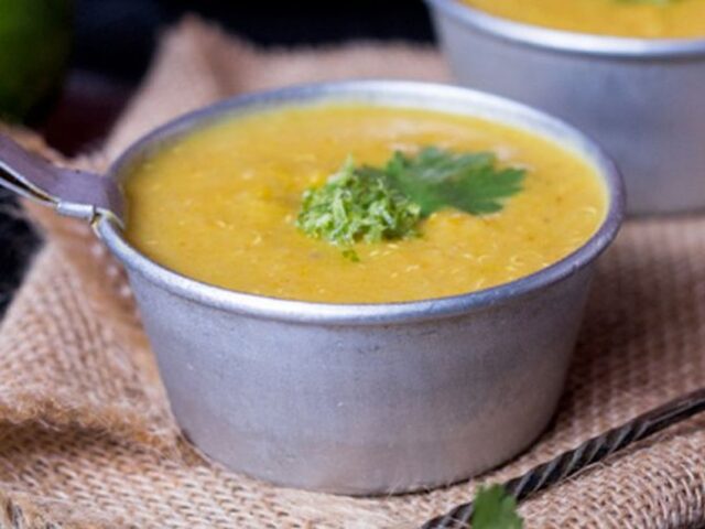 Creamy pumpkin Mexican soup