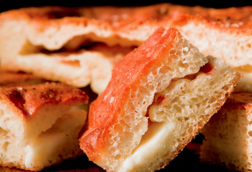 Focaccia Stuffed with Taleggio and Pancetta