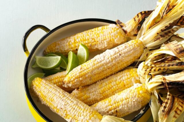 Grilled street corn