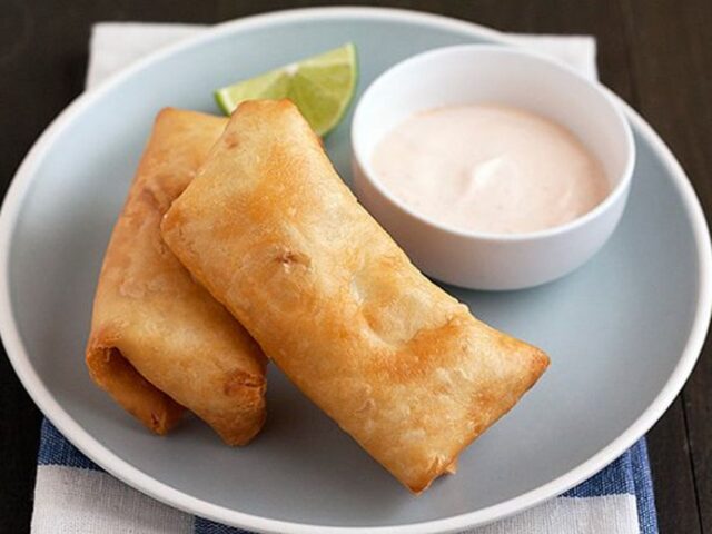 Mini Chicken Chimichangas