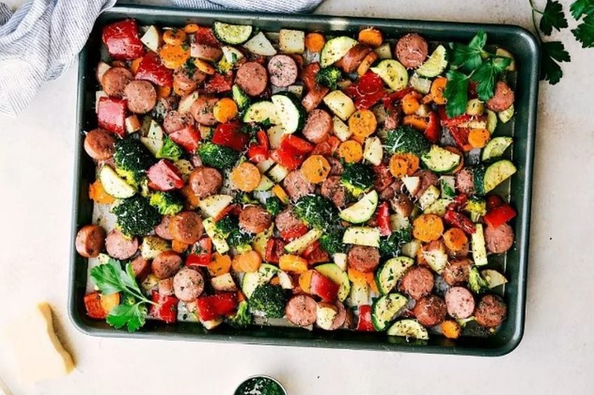 One-Pan Italian Sausage and Veggies