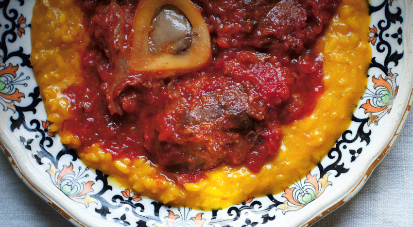 Osso Buco with Saffron Risotto