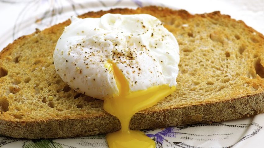 Poached eggs