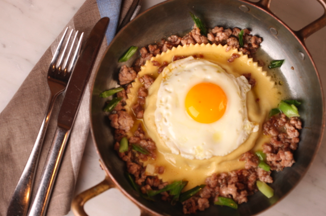 Raviolo Gigante with Fried Egg