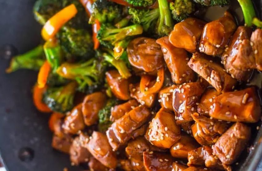 Teriyaki Chicken and Broccoli