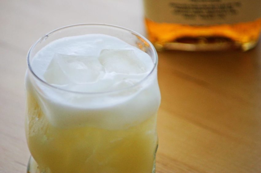 Use egg white for a creamy cocktail