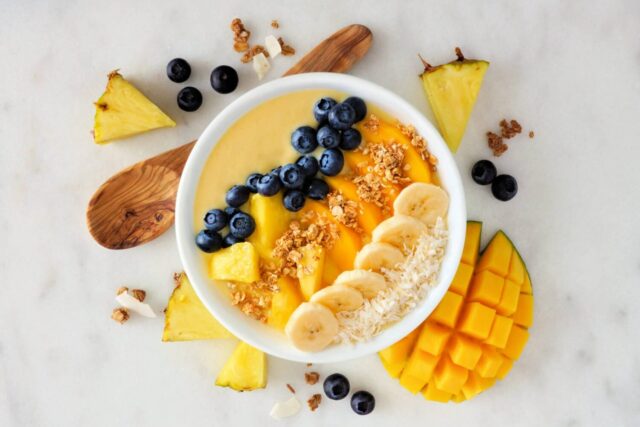 Sunny Yellow Smoothie Bowl